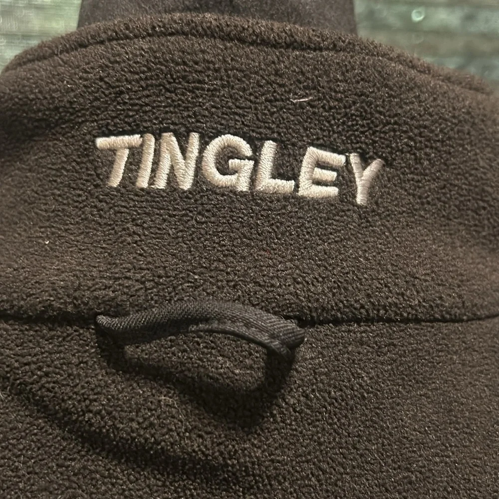 Tingley Men’s Phase‎ 1 Black Zipper Front Fleece w Zip Pockets Size Medium